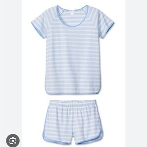 LAKE Pajamas Pima Short Set Seaside Small NWT